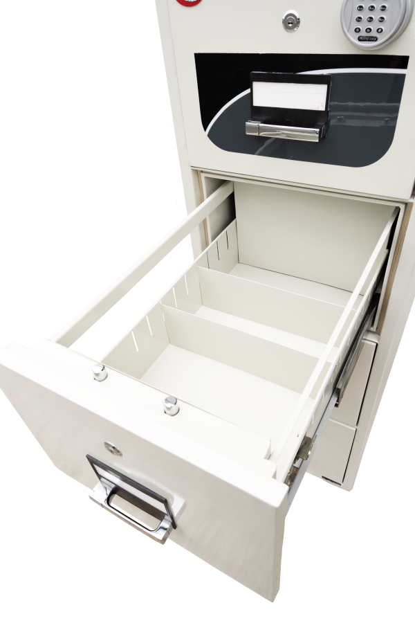 ＼SUMMERセール／【79％OFF】　コネックス 耐火キャビネット4段　テンキー式 CX-B4T4 380kg_3