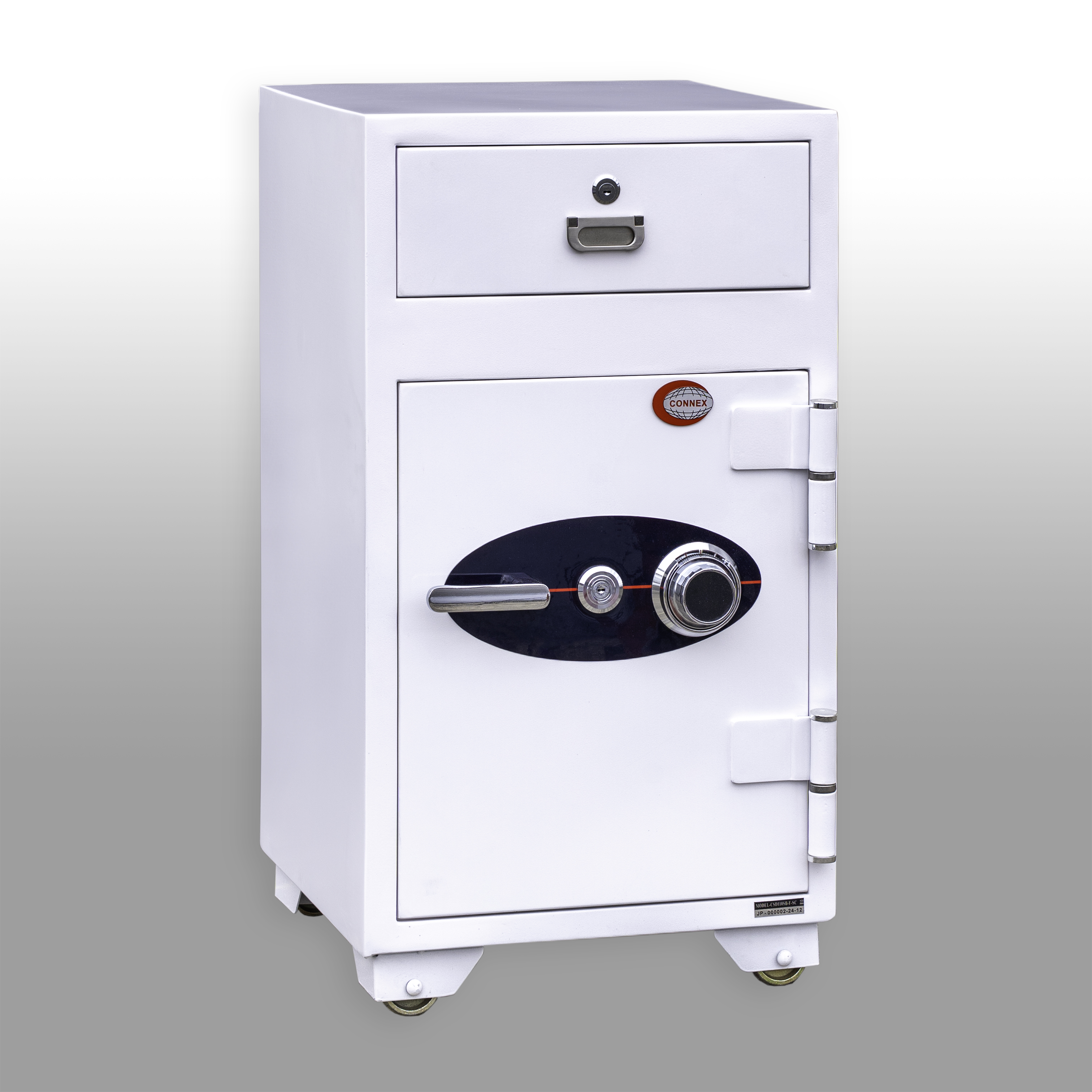 コネックス 投入式　耐火・扉防盗強化金庫　ダイヤル式CXPB-110D　140kg_1