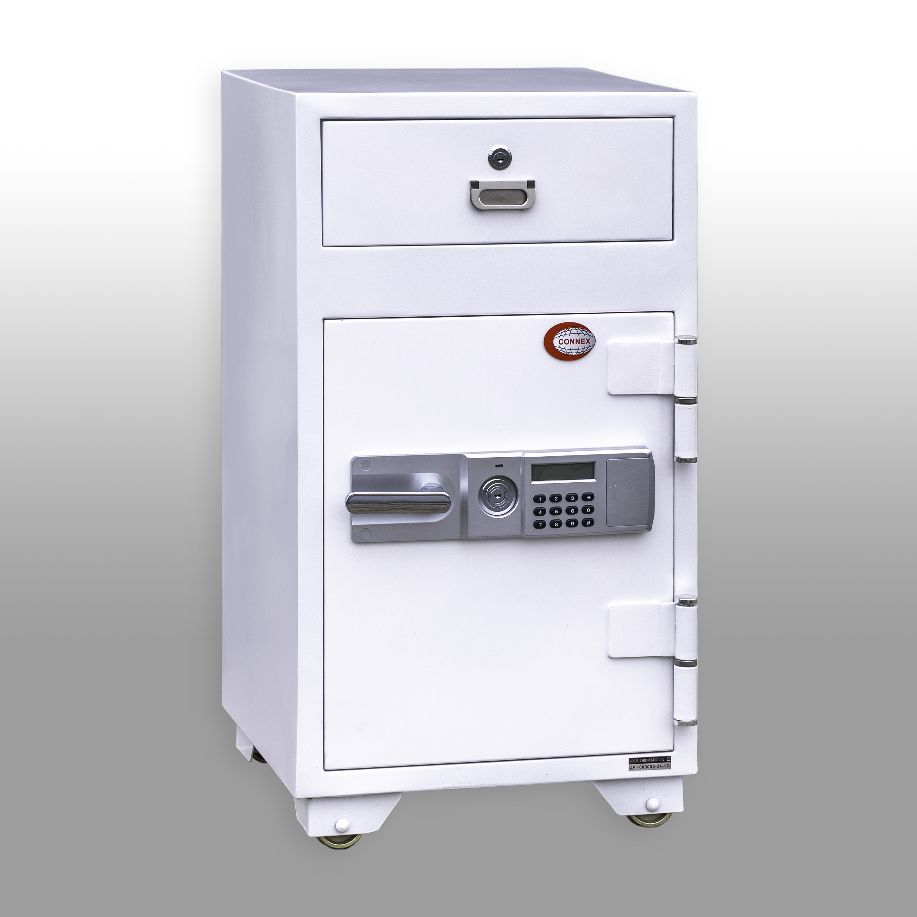 コネックス 投入式　耐火・扉防盗強化金庫　テンキー式（履歴付）CXPB-110TR　140kg_1