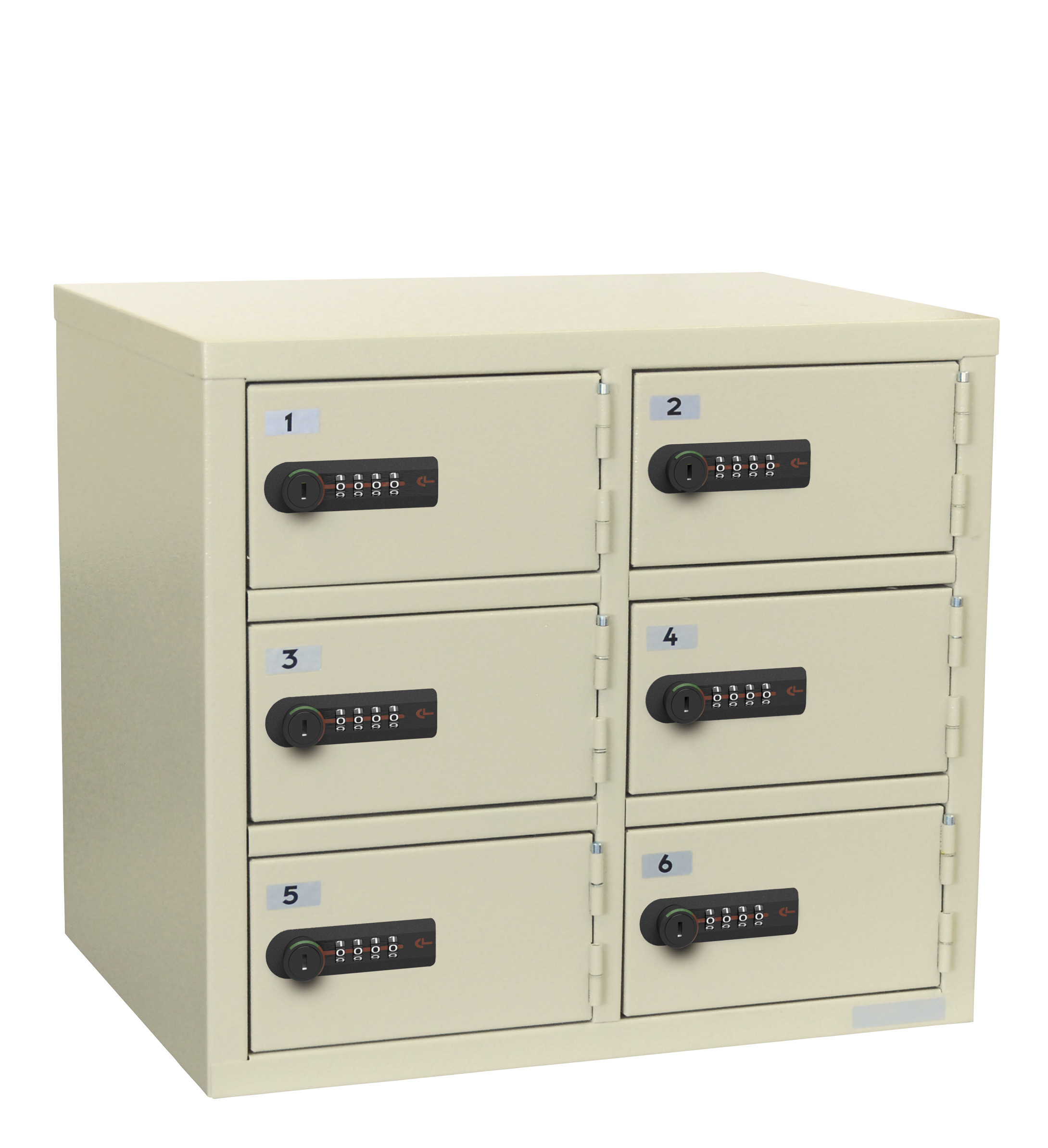 エーコー 貴重品保管庫（3列3段） ナンバーダイヤルロック LK-306 7.8kg◆_1