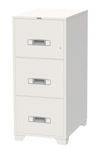 エーコー 耐火キャビネット シリンダー錠 EB4-3G 225kg【NEW】◆_1