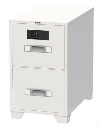 エーコー 耐火キャビネット 2マルチロックJE式 EA4-2GJE 135kg【NEW】＜受注生産＞◆_1
