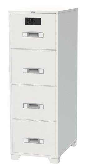 エーコー 耐火キャビネット マルチロック式 EB4-4GJE 300g【NEW】＜受注生産＞◆_1