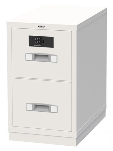エーコー 耐火キャビネット 2マルチロックJE式 RA4-2GJE 170kg【NEW】＜受注生産＞◆_1