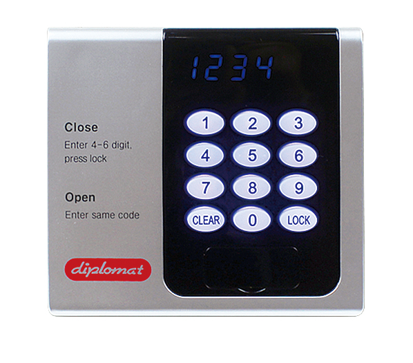 ディプロマット ホテルセーフ（貴重品保管庫・非耐火） テンキー式 H200Cホワイト_3