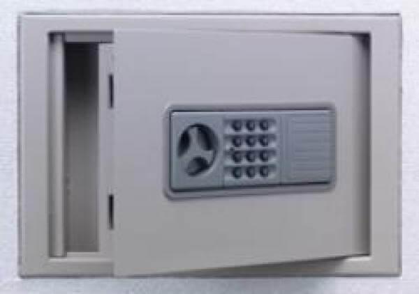 エーコー 壁埋込型保管庫（非耐火） テンキー式 WS-A4PHN 18kg◆_1
