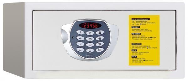 ディプロマット ホテルセーフ（非耐火） テンキー式 H200N ホワイト 12kg_1