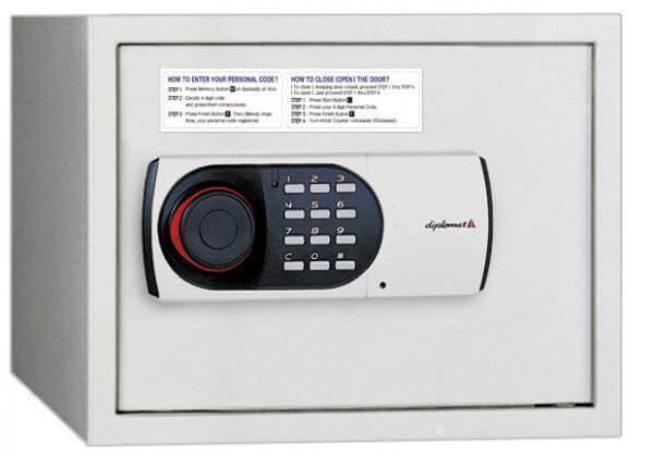 ディプロマット ホテルセーフ（非耐火） テンキー式 H25M ホワイト 13kg_1