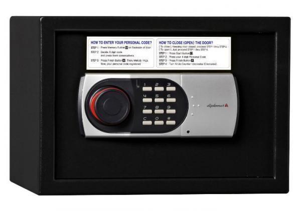 ディプロマット ホテルセーフ（非耐火） テンキー式 H25 ブラック 13kg_1