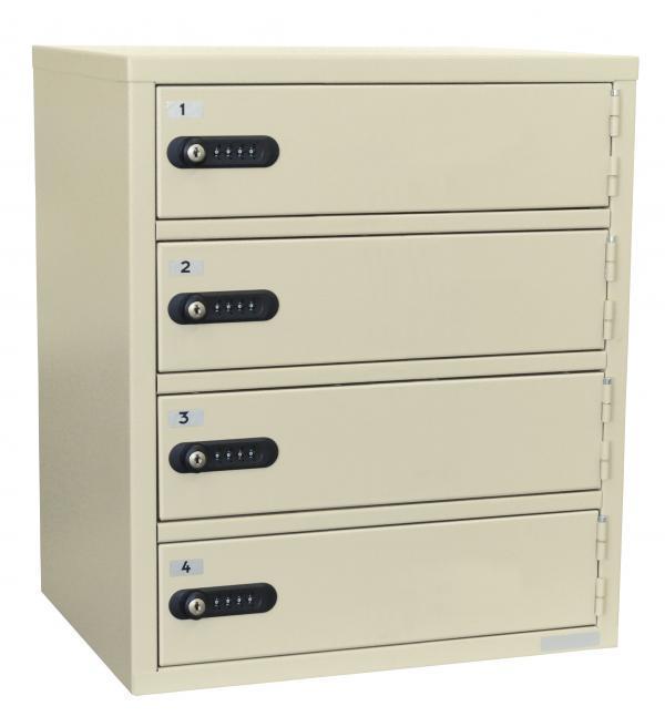 エーコー 貴重品保管庫（4段） ダイヤルロック LK-308-4 9.3kg◆_1