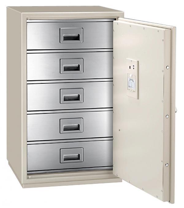 エーコー 薬品保管庫 履歴保存テンキー式 YH-600GD 210kg <受注生産品>＜在庫僅少＞◆_1