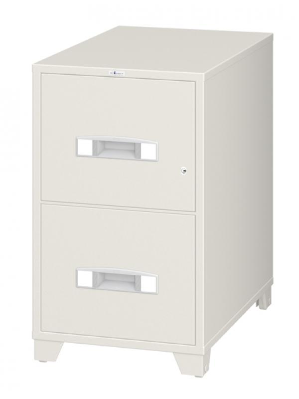 エーコー 耐火キャビネット シリンダー錠 EA4-2G 135kg◆_1