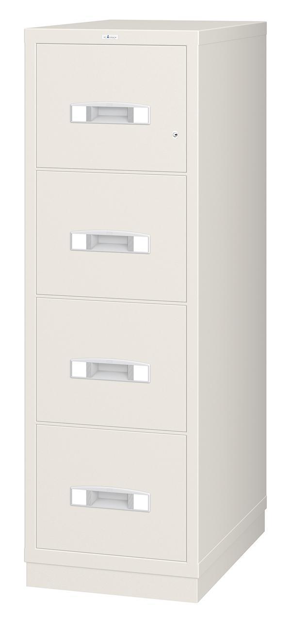 エーコー 耐火キャビネット シリンダー錠 EA4-4G 260kg◆_1