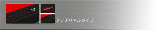 タッチパネル式